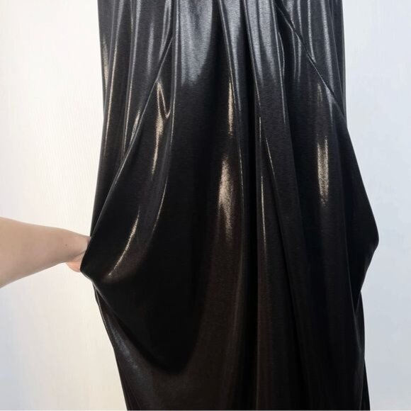 Diane von Furstenberg LESLEY Liquid Metal black Dress Seen on Katherine Heigl 12 - Picture 6 of 9